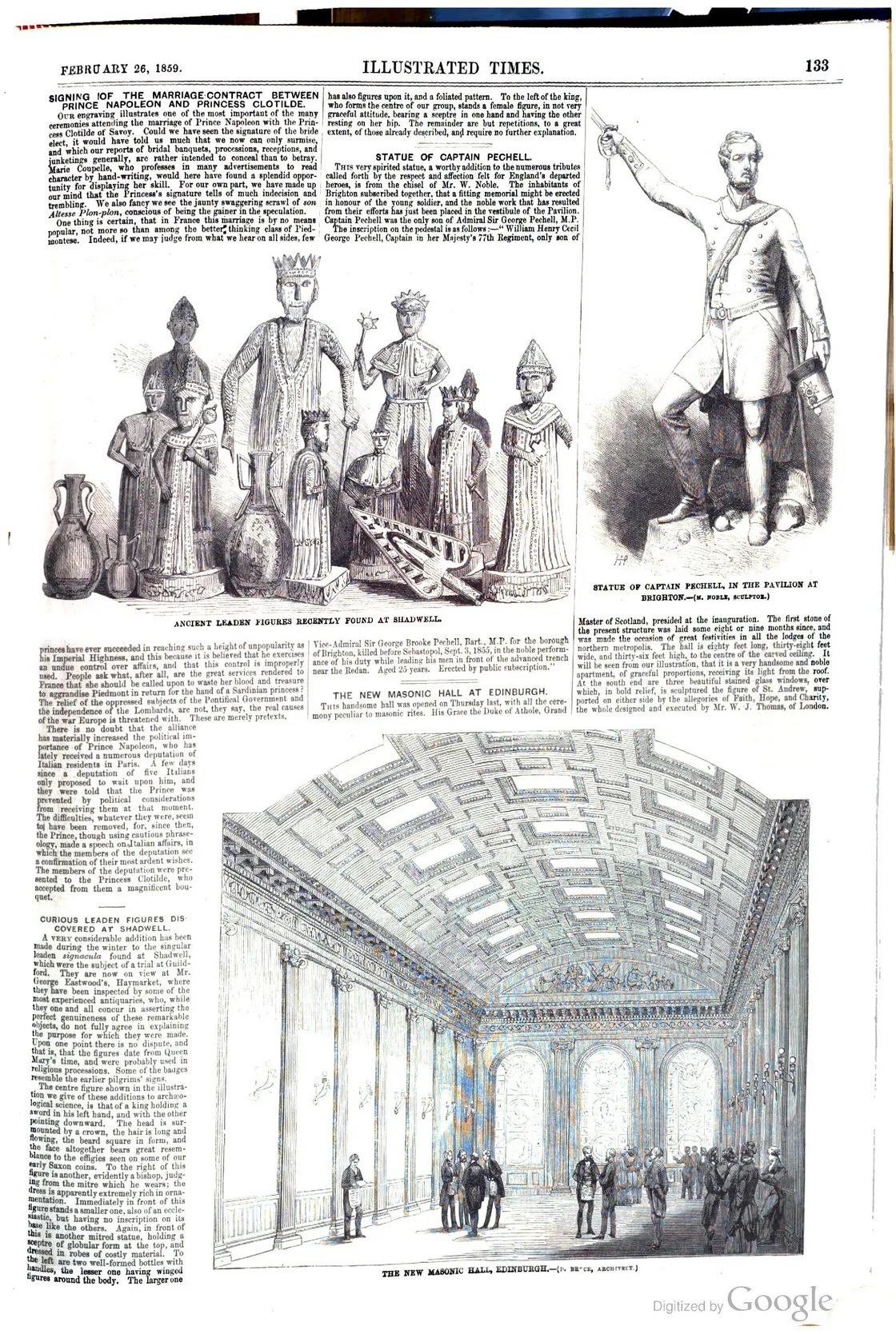 A newspaper page