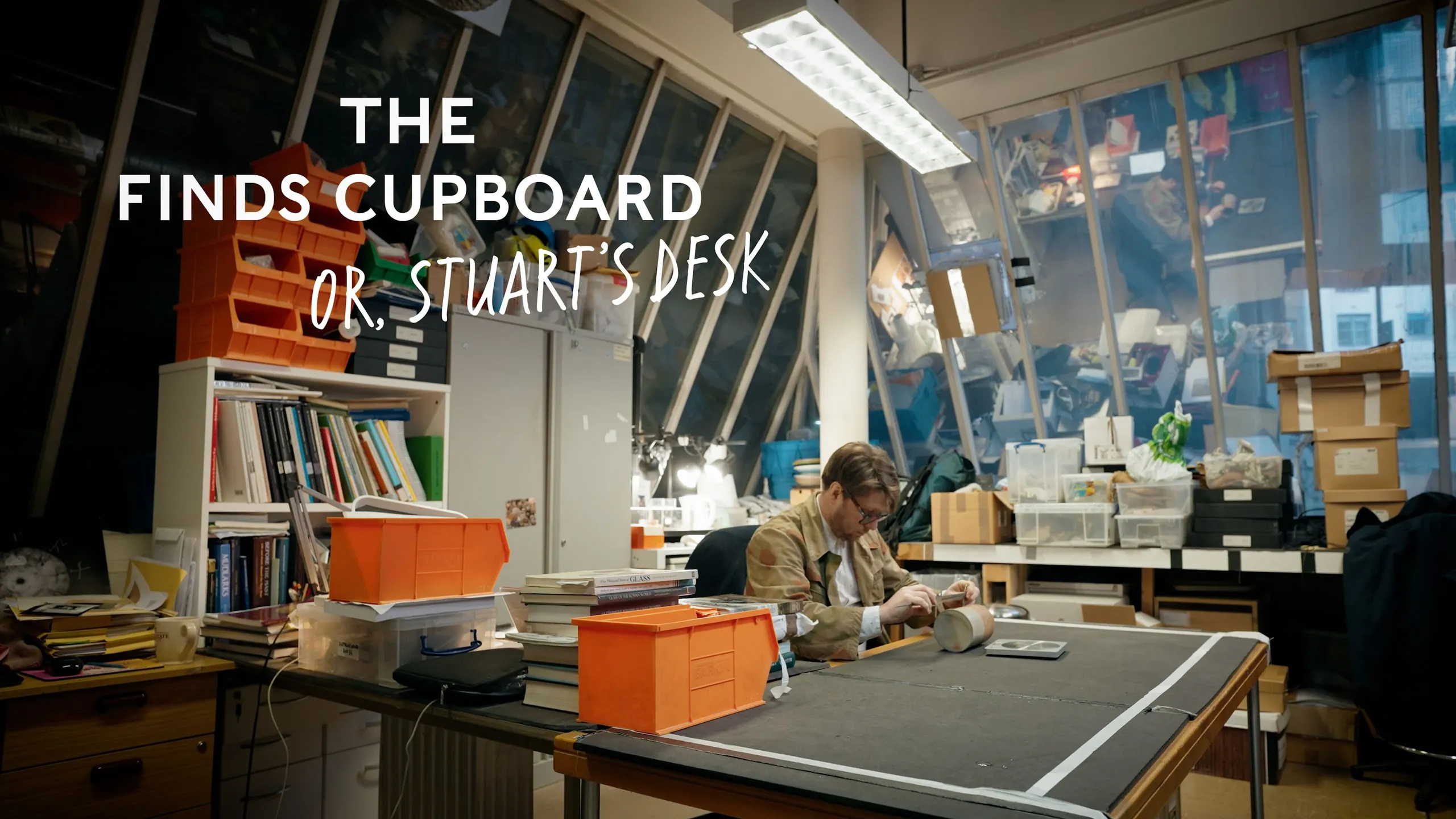 Screenshot of title slide for minidoc on Stuart's Desk, What does a Finds Liaison Officer do?