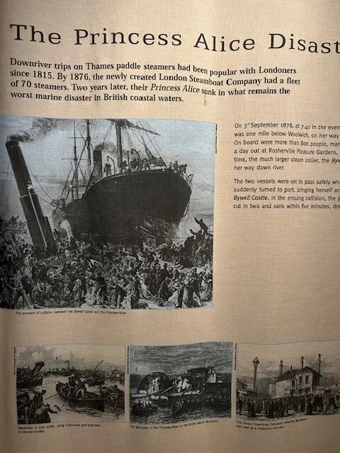 Princess Alice Disaster report from the London Illustrated News at London Museum Docklands
